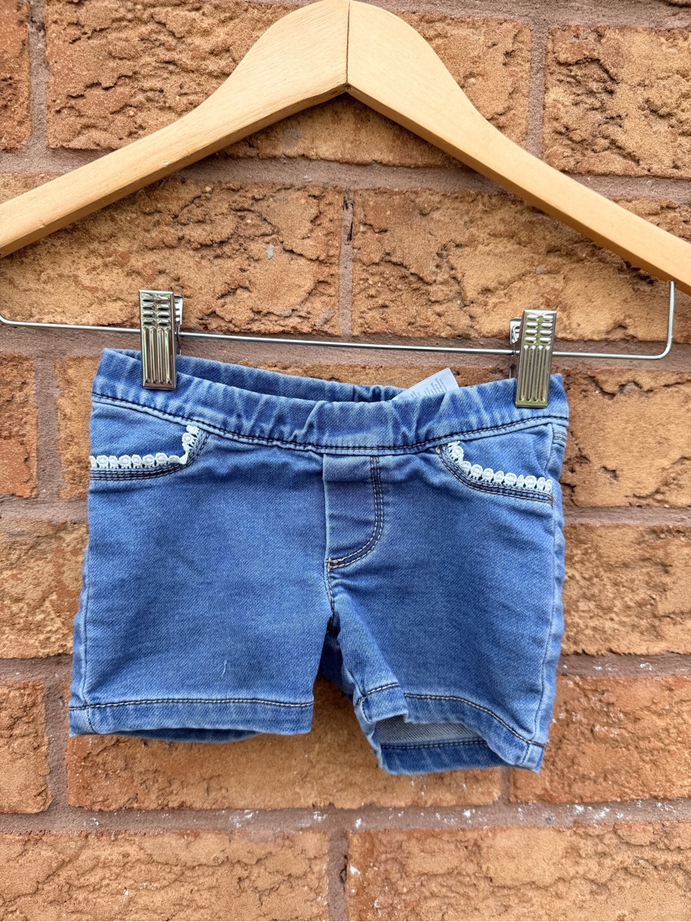 💫10/$25 • Carters Lace Trim Denim Cotton Shorts